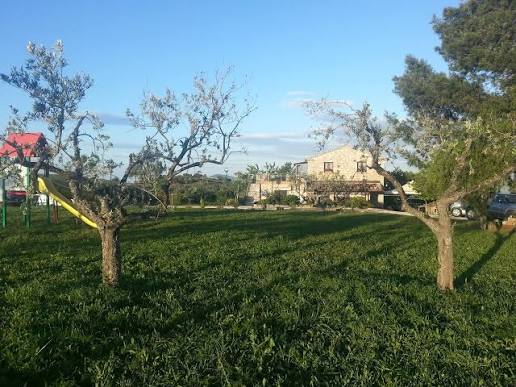 Garden and countryside at Le Morge